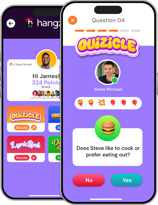 Hangzy games screens