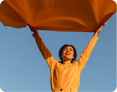 Concert with stage lights